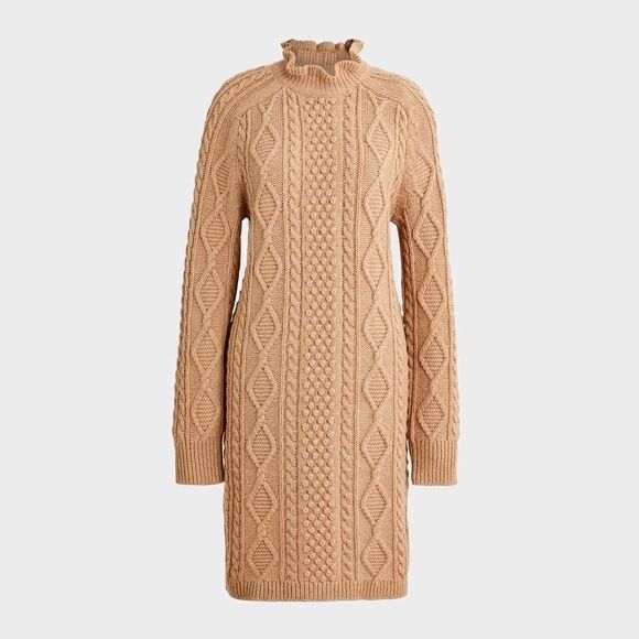 J Crew Cable Knit Sweater Dress NWT - Picture 1 of 8